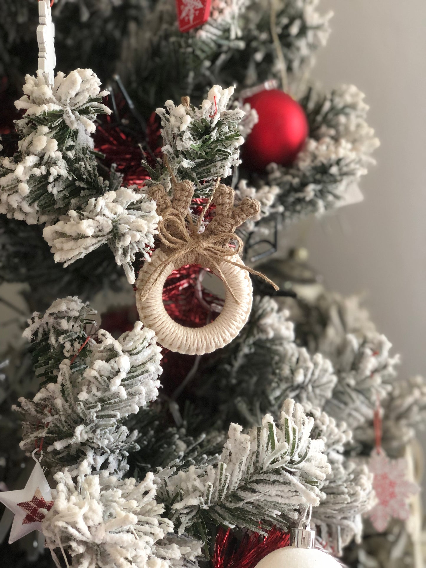 Décoration pour sapin - Renne de Noël